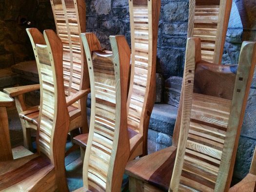 carved furniture as a memorial