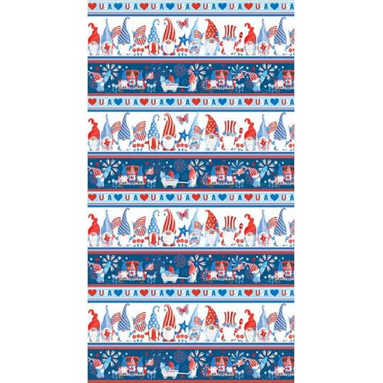 All American Gnomes Fabrics, Fabric Panels, and Fabric Precuts available at Nancy Zieman Productions at ShopNZP.com