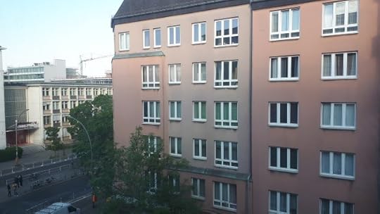 Hotel room window view