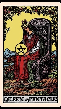 Queen of Pentacles (Upright) | Tarot Card of the Day