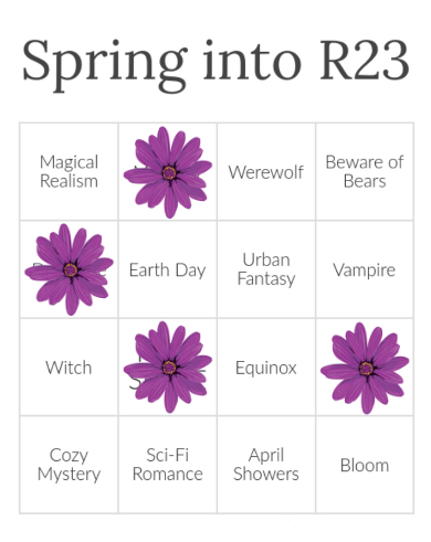 SOS book shelf bingo card
