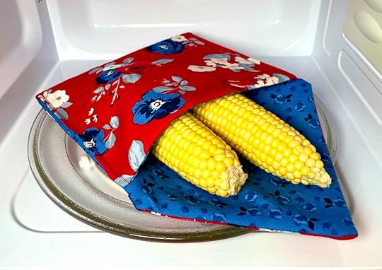 Patriotic Wrap-N-Zap Baked Potato Zapper & Veggie Steamer Bag Sewing Tutorial at The Nancy Zieman Productions Blog