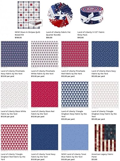Land of Liberty Fabrics Available at Nancy Zieman Productions ShopNZP.com