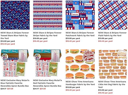 Shop Patriotic Fabrics at Nancy Zieman Productions at ShopNZP.com
