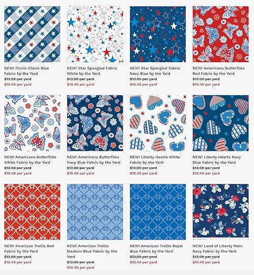 Shop Patriotic Fabrics at Nancy Zieman Productions at ShopNZP.com