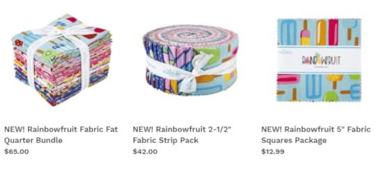 NEW! Rainbowfruit Fabrics by Riley Blake Designs now available at Nancy Zieman Productions at ShopNZP.com
