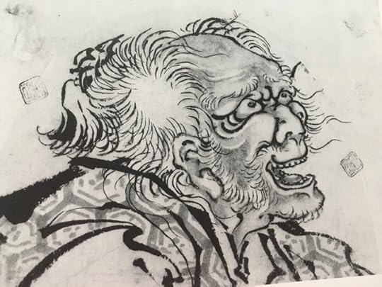 Hokusai self portrait