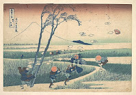 Hokusai picture of Ejiri in Suruga