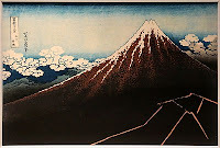 Storm below the Summit of Mount Fuji