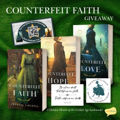 Counterfeit Faith JustRead Giveaway