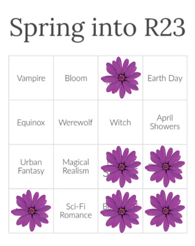 SOS book shelf bingo card