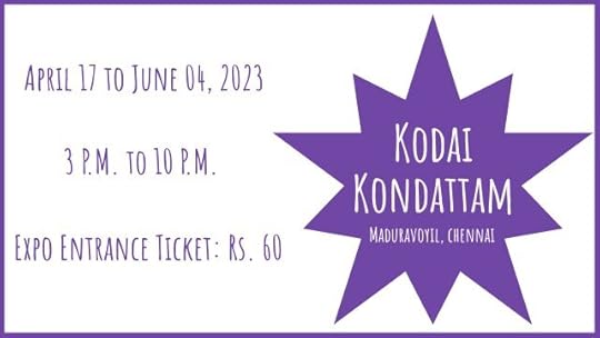 Kodai Kondattam Exhibition, Maduravoyil, Chennai 