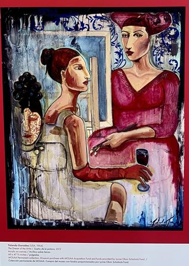 Artwork by Yolanada Gonzalez, called "The Dream of the Artist." 