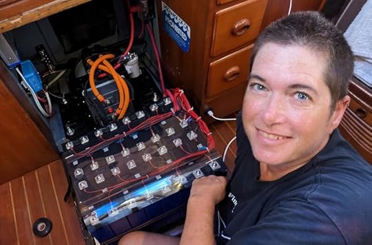 Dena Hankins with her Electric Propulsion System