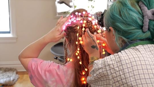 Becky’s Mermaid Hair Is A Delightfully Illuminated Wearable