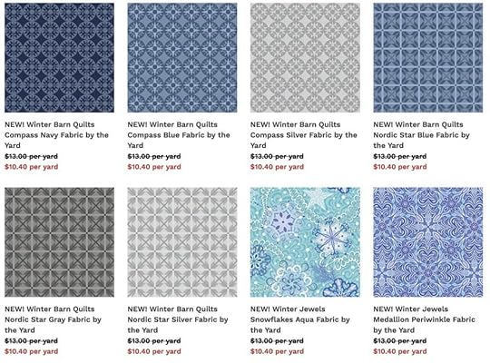 NEW! Winter Barn Quilts Fabric Collection Now Available at Nancy Zieman Productions at ShopNZP.com