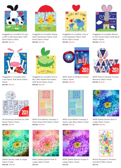 Soft Book Fabric Panels are back in stock at Nancy Zieman Productions at ShopNZP.com