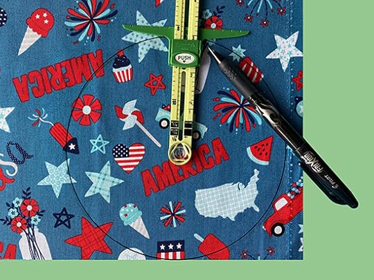 Patriotic Table Topper Tutorial at Nancy Zieman Productions Blog