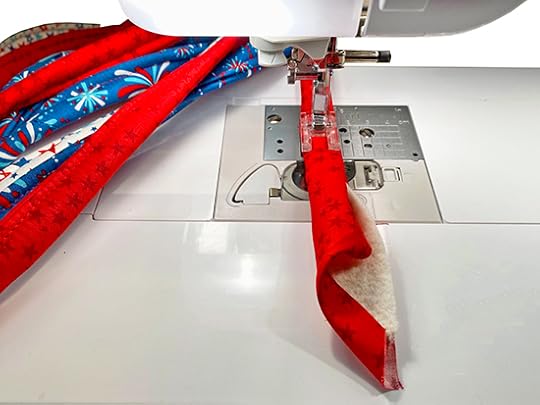 Patriotic Table Topper Sewing Tutorial at Nancy Zieman Productions Blog