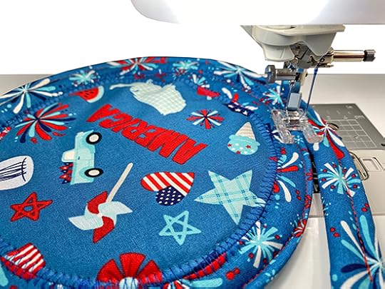 Patriotic Table Topper Sewing Tutorial at Nancy Zieman Productions Blog