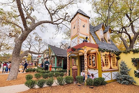 Christmas decoration at the Dallas Arboretum