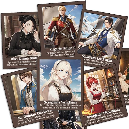 Anime versions of the Stanje House cast