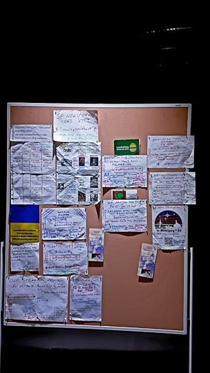 Notice board at Metropol Con