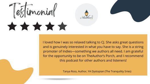 Testimonial for The Authors Porch