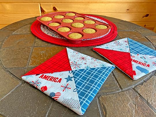 Patriotic Folded Hot Pad Sewing Tutorial at Nancy Zieman Productions Blog