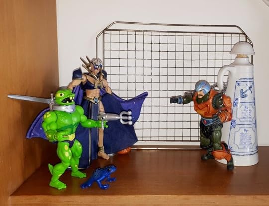 Frog-Monger takes Lyn to see the chained up Duncan.