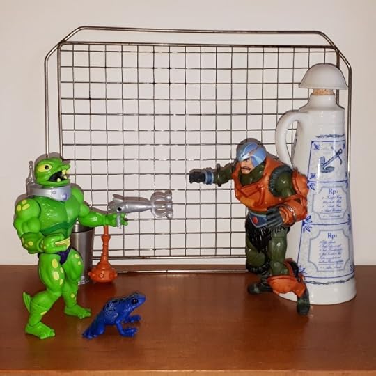 Frog Monger confronts Duncan.