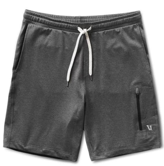 vuori sunday shorts grey