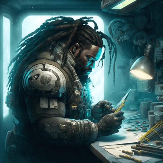 Craze preparing for battle in the best-selling science fiction series, the backworlds