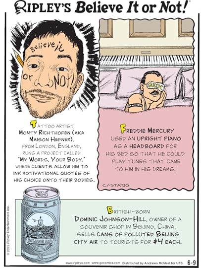 1. Tattoo artist Monty Richthofen (AKA Maison Hefner), from London, England, runs a project called 
