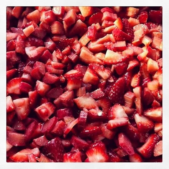 strawberry rhubarb crisp recipe