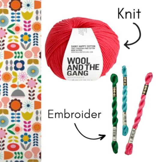 Wool and the Gang Shiny Happy Cotton and DMC Pearl 5 | Featured in YarnYAY! June Box #62