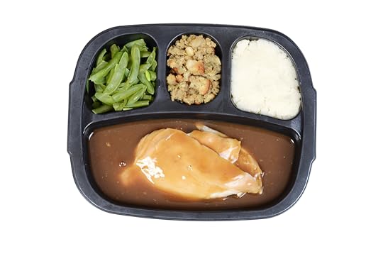 Microwave turkey dinner