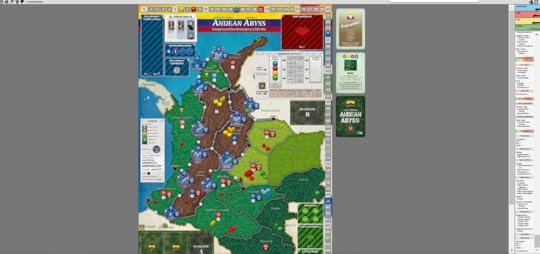Screenshot of a game of Andean Abyss on Rally the Troops