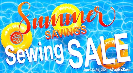 Summer Savings Sewing Sale SAVE up to 25% Off at Nancy Zieman Productions at ShopNZP.com