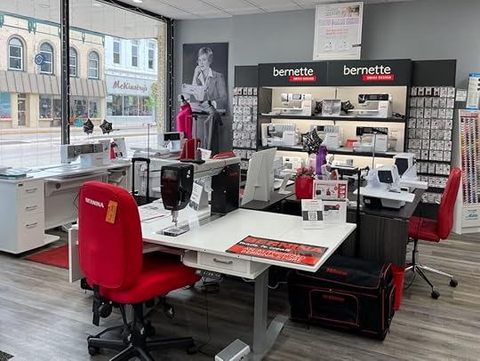 NEW BERNINA Sewing Machines at the Nancy Zieman Sewing Studio in Beaver Dam Wisconsin