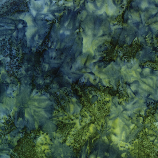 0921940B 01 Bali Batik Lagoon Agate Deep Forest Fabric by the Yard