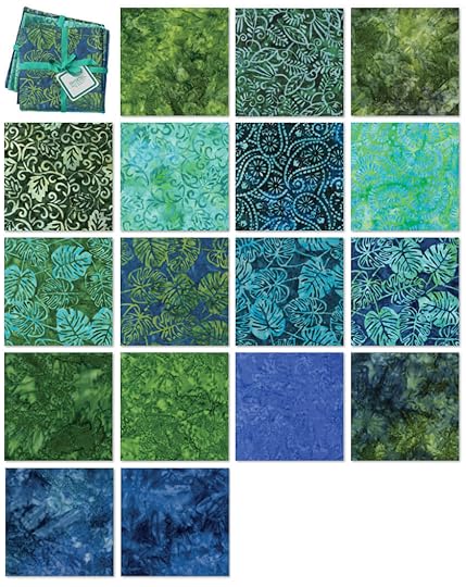 Bali Batik Lagoon Fabrics