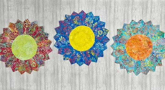 Dresden Summer Flower Trio - Table Mat Sewing Tutorial at The Nancy Zieman Productions Blog