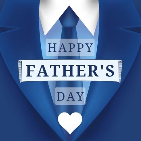 blue suit and happy father's day