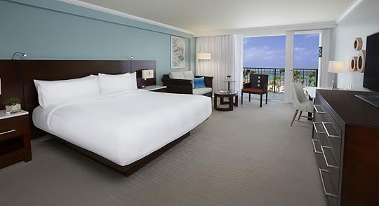 the premium ocean view king bed suite at the aruba marriott resort