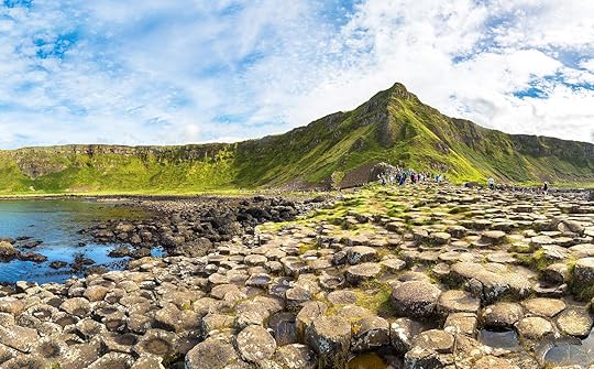 Beautiful views of Giant's Causeway in Northern Ireland