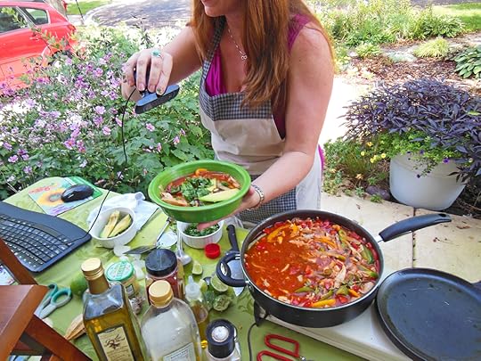 Everyone's been asking me about how the series is filmed. I use a little Logitech camera with good sound mic built in to the camera.