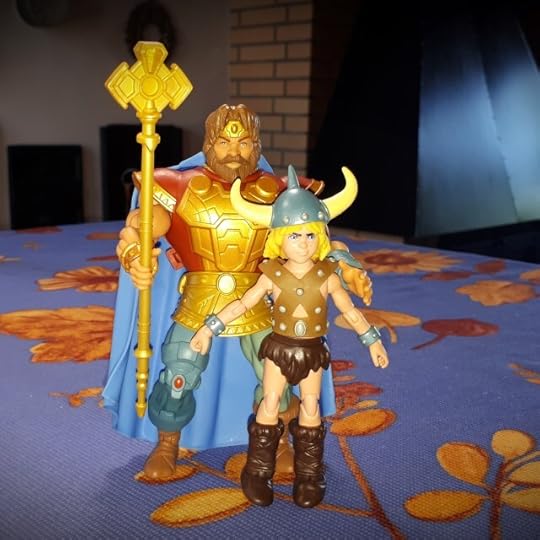 Young King Randor with Prince Adam