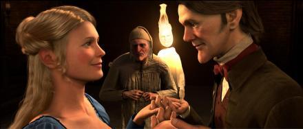 Jim Carrey A Christmas Carol Ebenezer Scrooge Ghost of Christmas Past