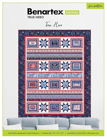 NEW! True Hero by Kanvas Studio for Benartex Designer Fabrics
